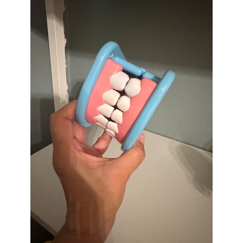 Melissa & Doug Pretend Play Teeth Model Dentist Toy Replacement Blue Pink Mouth - Picture 3 of 4